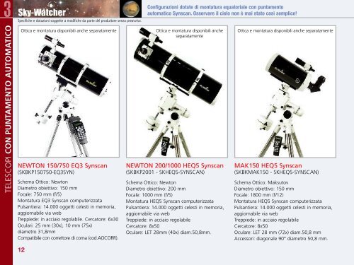 Telescopi astronomici - Auriga