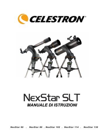 MANUALE DI ISTRUZIONI - Celestron