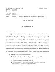 Richard D. Smith v. Wanda Rideout - State of Maine Judicial Branch