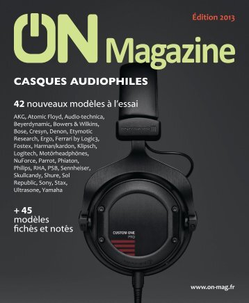 ON Magazine - Guide casques audiophiles 2013