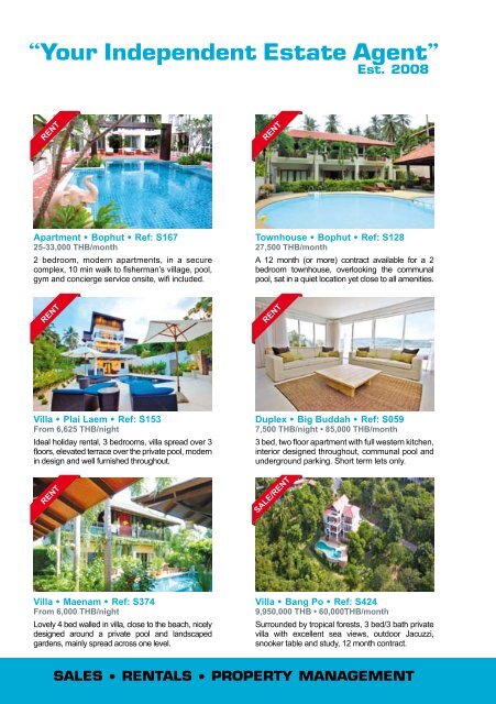 Samui Phangan Real Estate Magazine April-May 2013