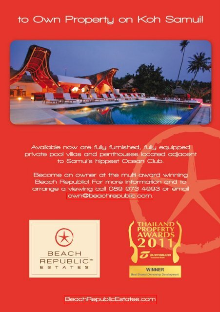 Samui Phangan Real Estate Magazine April-May