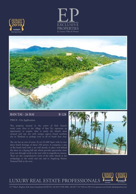 Samui Phangan Real Estate Magazine April-May