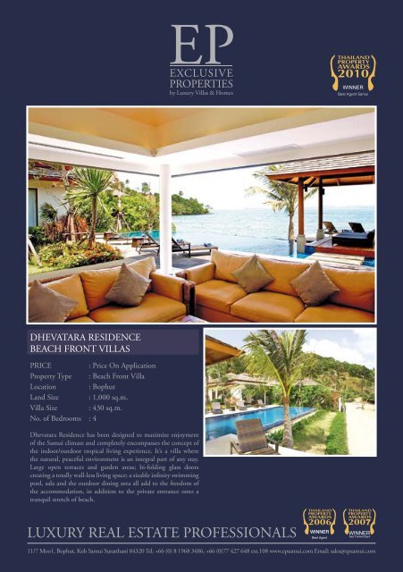 Samui Phangan Real Estate Magazine April-May