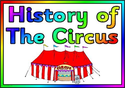 History of the Circus