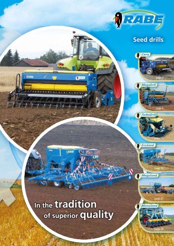 Pneumatic Min-Till seed drills