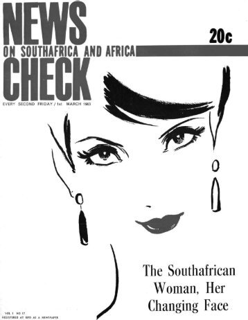 The Southafrican Woman, Her Changing Face