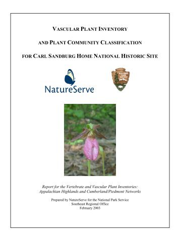 VASCULAR PLANT INVENTORY AND PLANT ... - NatureServe