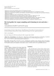 Revised guides for organ sampling and trimming in rats and ... - NIEHS