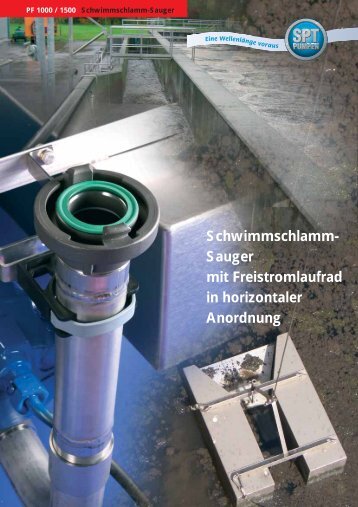 Schwimmschlamm- Sauger mit Freistromlaufrad in ... - SPT Pumpen
