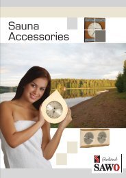 Sauna Accessories - SAWO Finnish Sauna Manufacturer