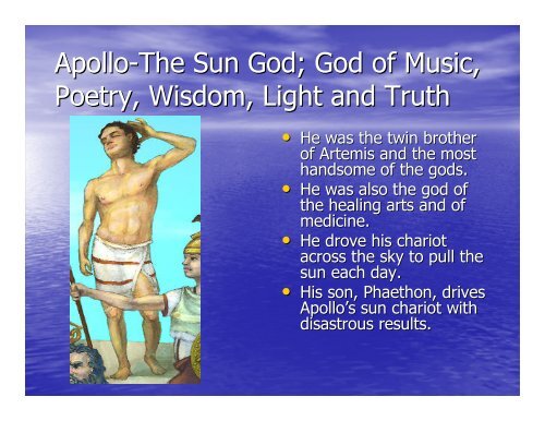 Introduction to Greek Mythology PowerPoint