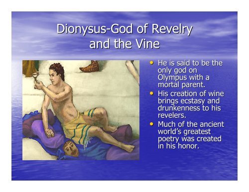 Introduction to Greek Mythology PowerPoint