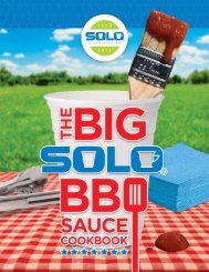 The Big Solo BBQ Sauce Cookbook - Solo Cup