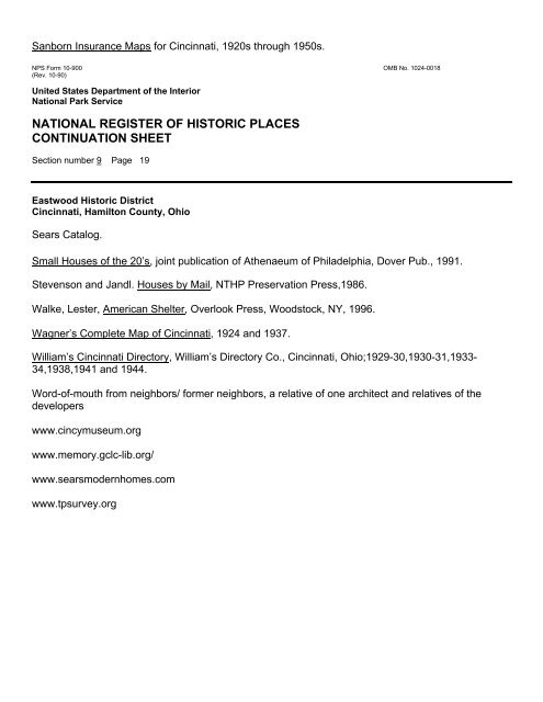 national register of historic places registration form - Ohio Historical ...