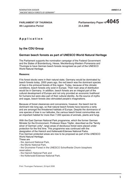 EXECUTIVE SUMMARY - UNESCO World Heritage