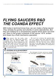 Flying saucers R&D - The Coanda effect - Ufo-Science