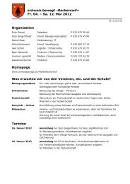 Infoblatt - Recherswil