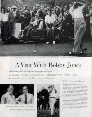 A Visit with Bobby Jones - The Saturday Evening Post