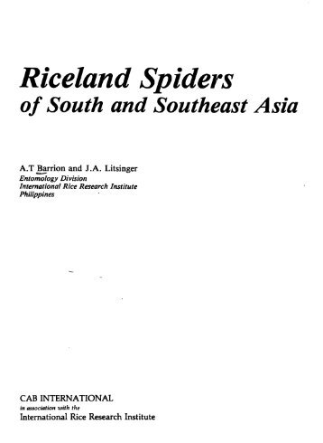 Riceland Spiders - Index of