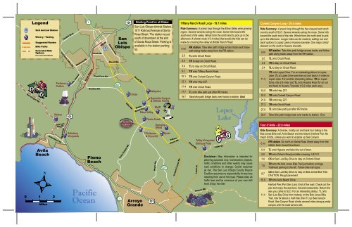 Edna Valley Wineries by Bike Map - San Luis Obispo