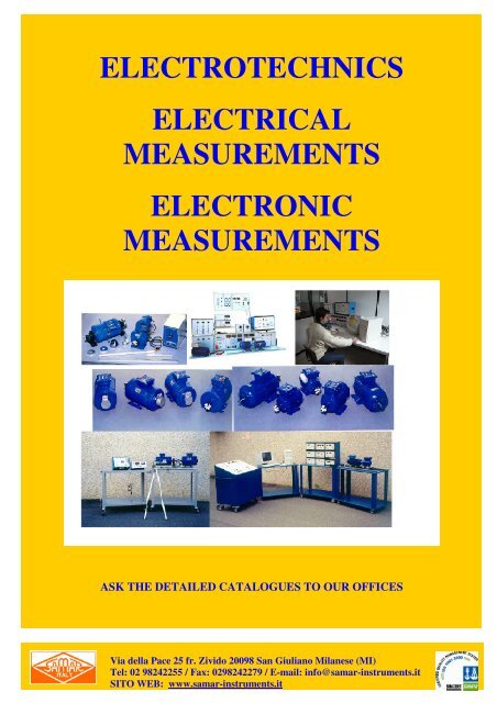electrotechnics electrical measurements electronic measurements