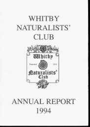 1994 - Whitby Naturalists