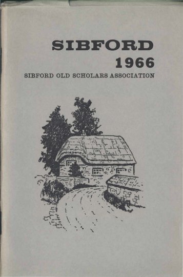 SJ:BFORD - The Sibford Old Scholars Association