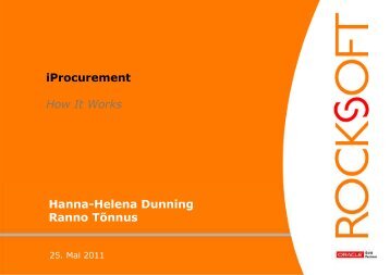 iProcurement. How It Works, Hanna-Helena Dunning and