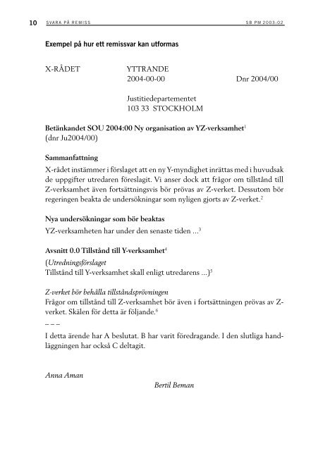 Svara på remiss – hur och varför