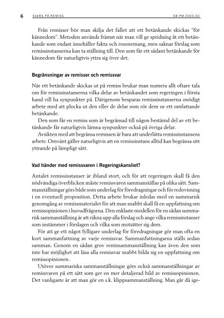 Svara på remiss – hur och varför