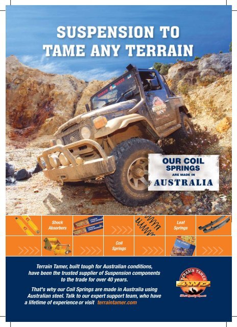 Page 1 - Suspension Catalogue cover - Terrain Tamer