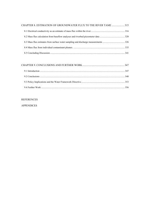 The impact of urban groundwater upon surface water - eTheses ...