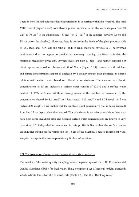 The impact of urban groundwater upon surface water - eTheses ...