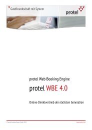 protel Web Booking Engine - Rebag Data AG