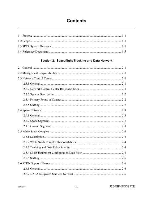 Operational Interface Procedures for the South Pole TDRSS Relay ...