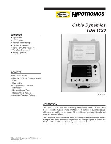 Cable Dynamics TDR 1130