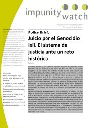 Juicio por el Genocidio Ixil. El sistema de justicia ante un reto histórico