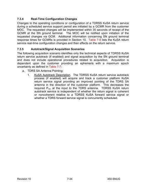 SN User's Guide - ESC Home - NASA