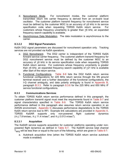 SN User's Guide - ESC Home - NASA