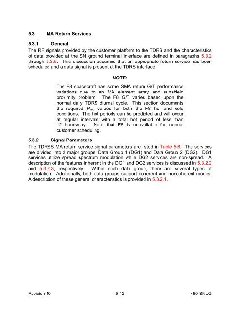 SN User's Guide - ESC Home - NASA