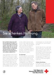 Newsletter 01/2010 - Schweizerisches Rotes Kreuz