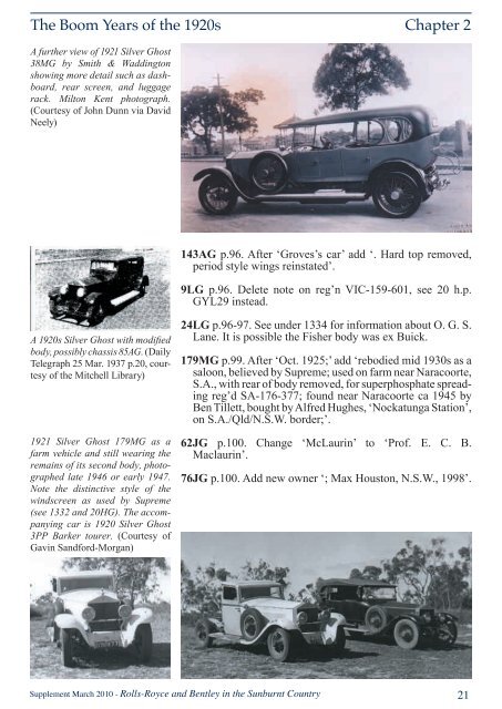 SC Supplement.indd - Sir Henry Royce Foundation