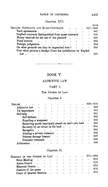 Odger's English Common Law