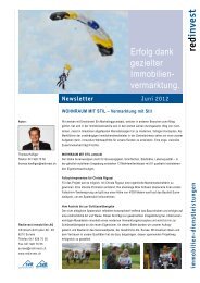 d ie n stle istu n g e n - Redinvest Immobilien AG