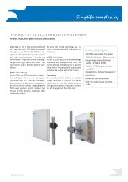 Trinity-323 TDD Datasheet