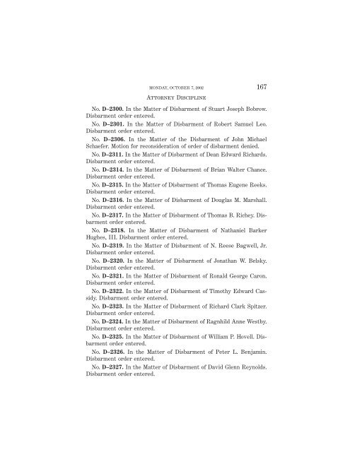 OCTOBER TERM 2002 Reference Index Contents: - Supreme Court ...