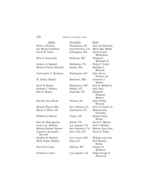 OCTOBER TERM 2002 Reference Index Contents: - Supreme Court ...