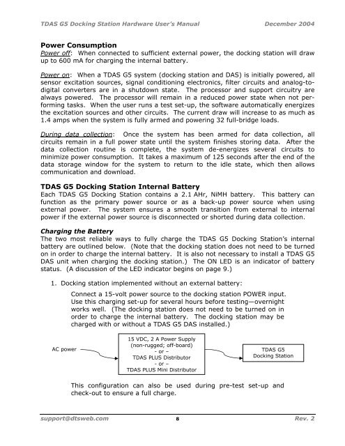 TDAS G5 Docking Station Hardware User's Manual - Diversified ...