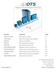 PRODUCT & ACCESSORY CATALOG - Diversified Technical Systems